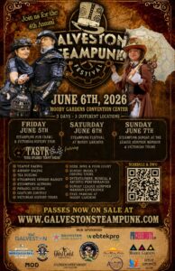 Events 2026 galveston steampunk festival